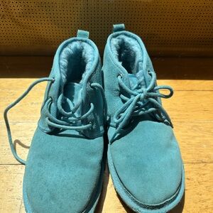 UGG Women's Teal Lace Up Boots